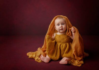 8 Month Old Baby Girl Portraits | Masterpiece Session