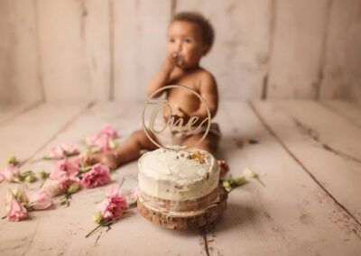 Baby First Birthday Cake Smash | Masterpiece Session