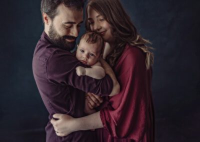 Relaxed Baby Photos In Studio